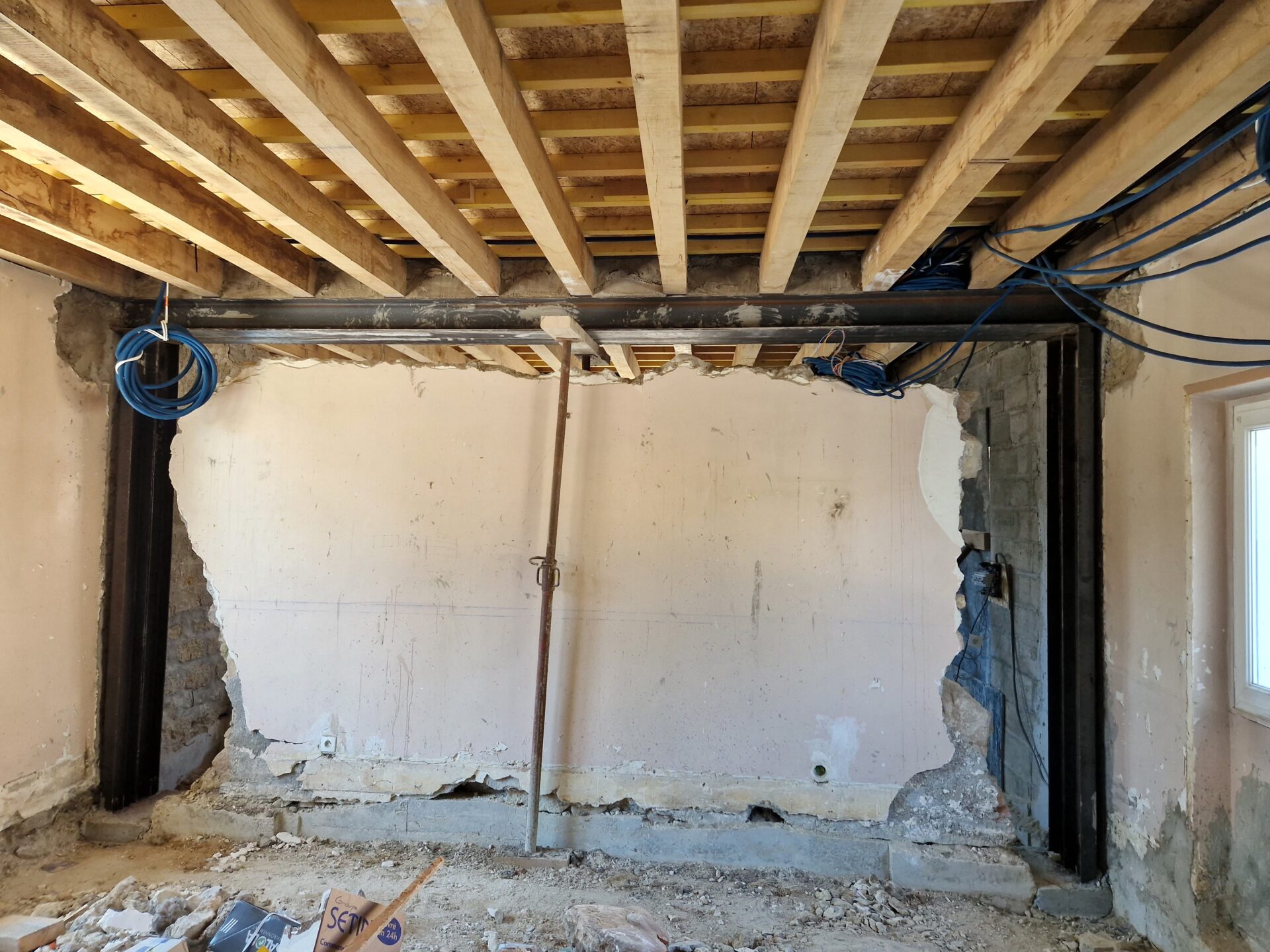 Ouverture d’un mur porteur WKH Ingénieurie