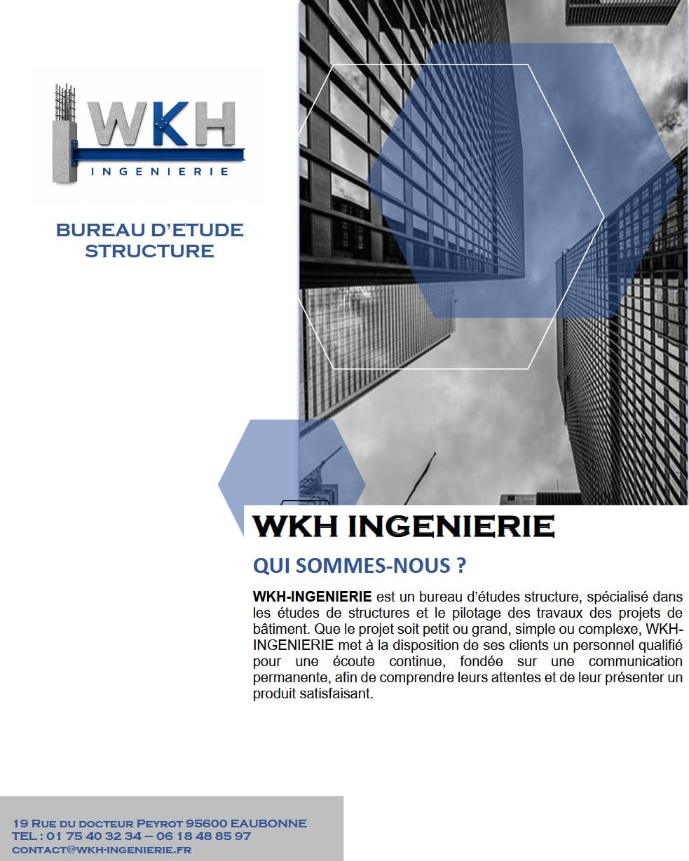 Couverture de la brochure WKH Ingénierie