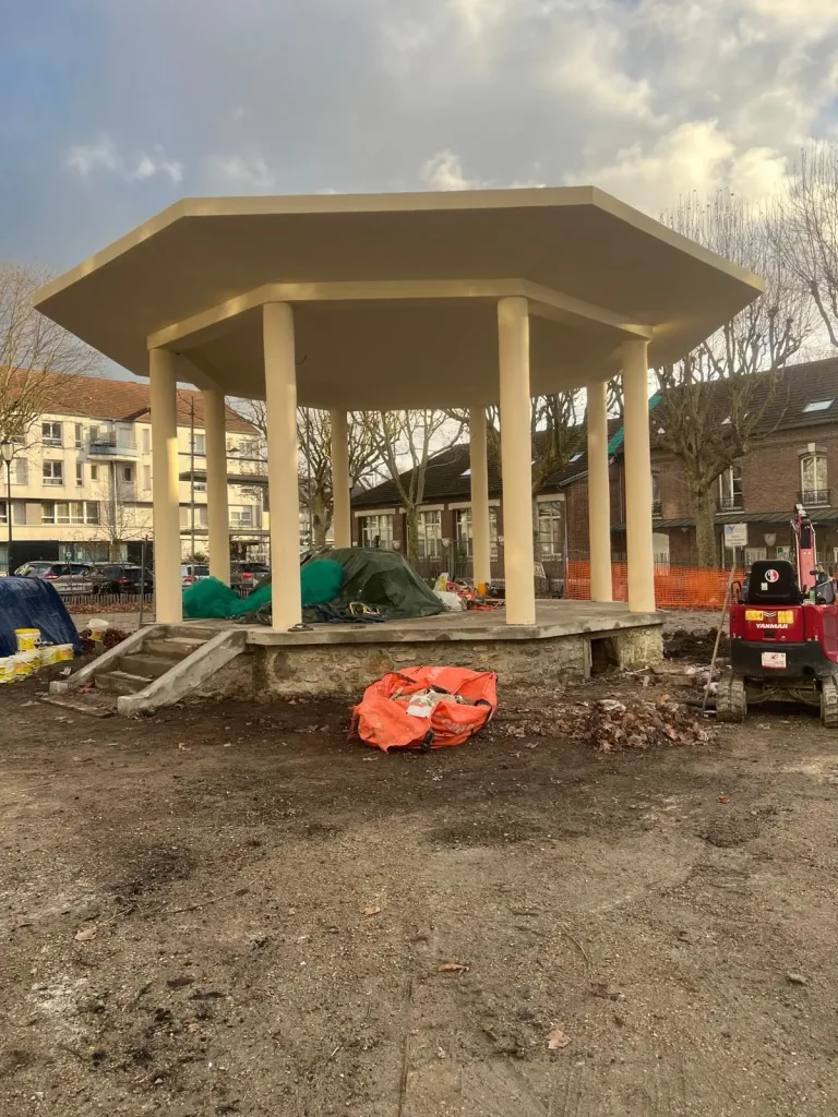 Renforcement structurel et réhabilitation du kiosque du centre-ville de Villetaneuse — photo 5